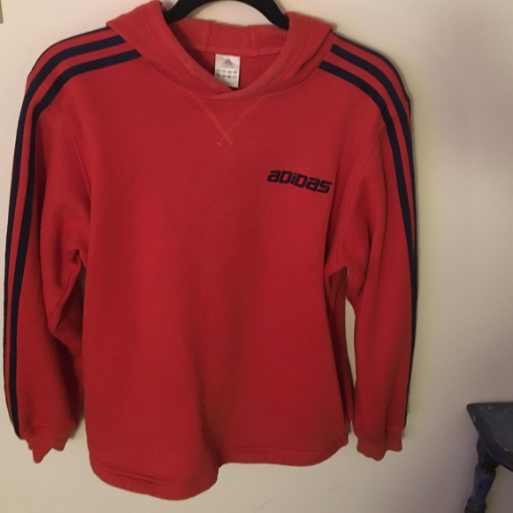 Orange vintage adidas hoodie - Picture 2 of 3